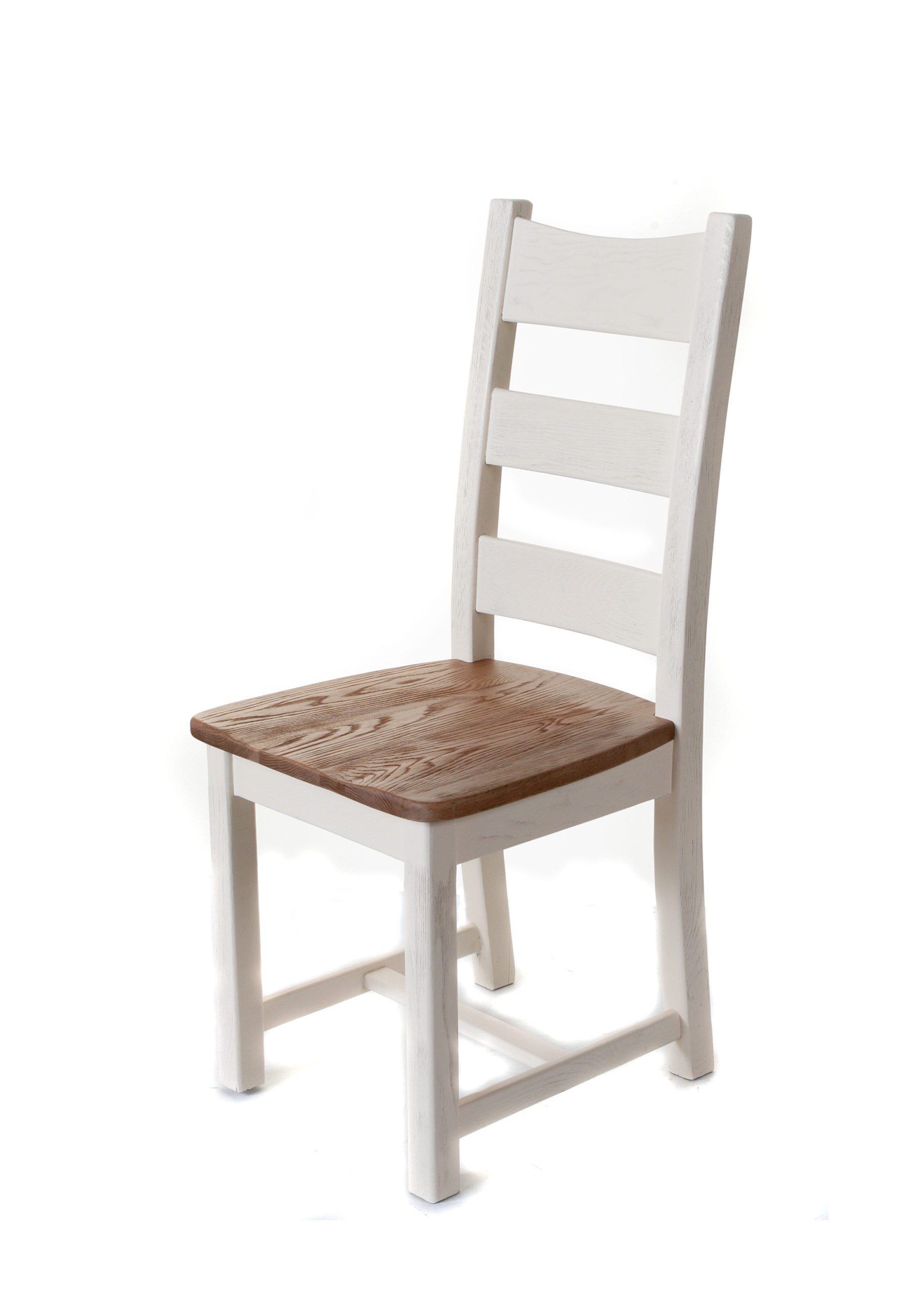 Oregon Oak & White Dining Chair - Glentree Furniture