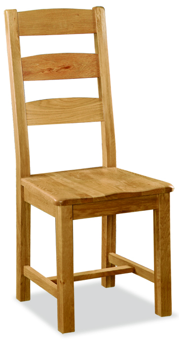 Darwin Solid Seat Ladder Back Dining Chair