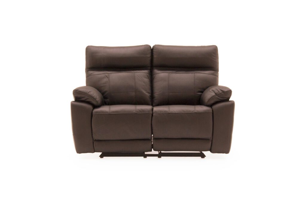 Carmine 2 Seater Reclining Sofa - Brown