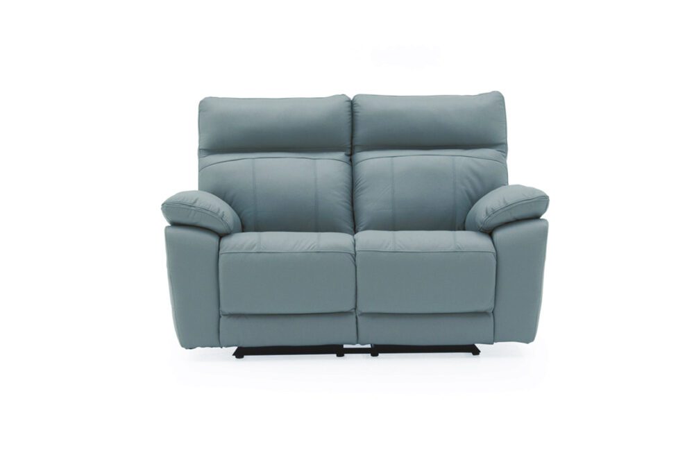 Carmine 2 Seater Reclining Sofa Blue