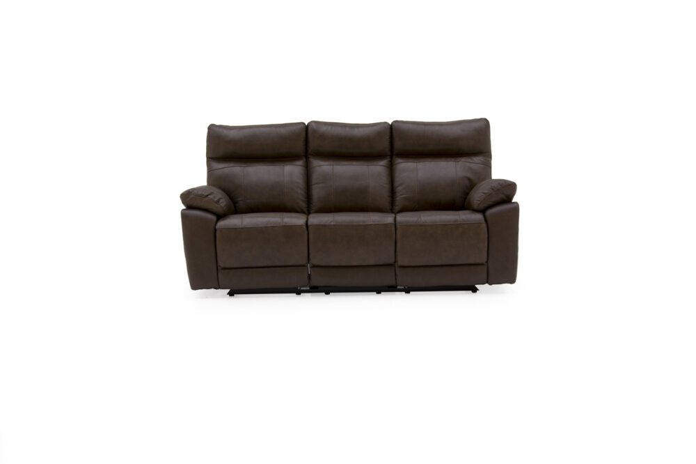 Carmine Brown 3 Seater Reclining Sofa
