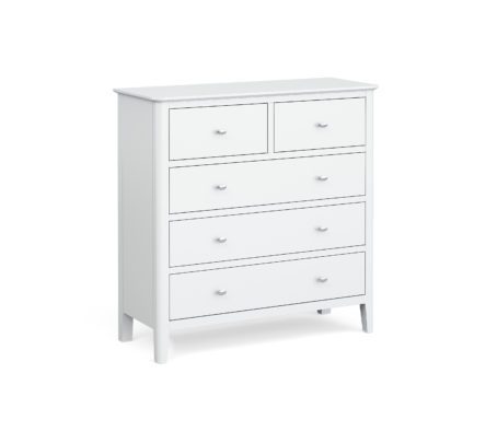 Fern White 2 Over 3 Chest of Drawers
